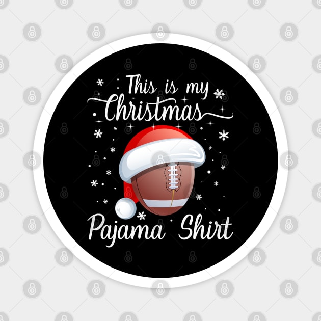 this is my christmas pajama rugby Magnet by DragonTees